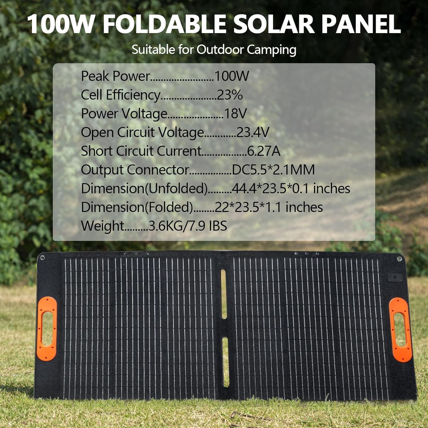 ALLWEI 300W Solar Generator with 100W Solar Panel Included, 256Wh Portable Power Station with AC Outlet USB Port, Solar Powered Battery Generator for Outdoor Camping, Home Backup, Power Outage