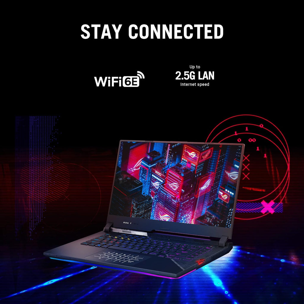 ASUS ROG Strix Scar 15 Gaming Laptop, 15.6â€ 240Hz IPS QHD Display, NVIDIA GeForce RTX 3070 Ti, Intel Core i9 12900H, 16GB DDR5, 1TB SSD, Per-Key RGB Keyboard, Windows 11 Home, G533ZW-AS94Q,Black