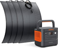 Jackery Solar Generator 2000 v2 with 4x100W Light Solar Panels, 2042Wh/2200W LiFePo4 Portable Power Station, 20ms UPS Home Backup, USB-C PD 100W Fast Charging for Power Outages, Emergencies, Camping