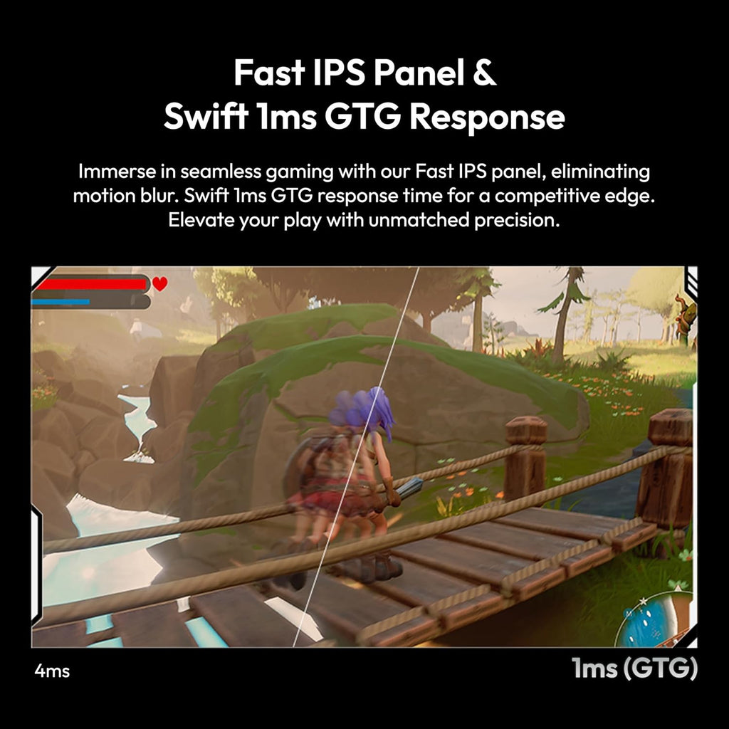 Pixio PX27U Wave 27 inch 160Hz Refresh Rate 4K 3840x2160p Resolution Fast IPS Panel 1ms GTG Response Time Black Tilt Adjustable Gaming Monitor with Adaptive Sync