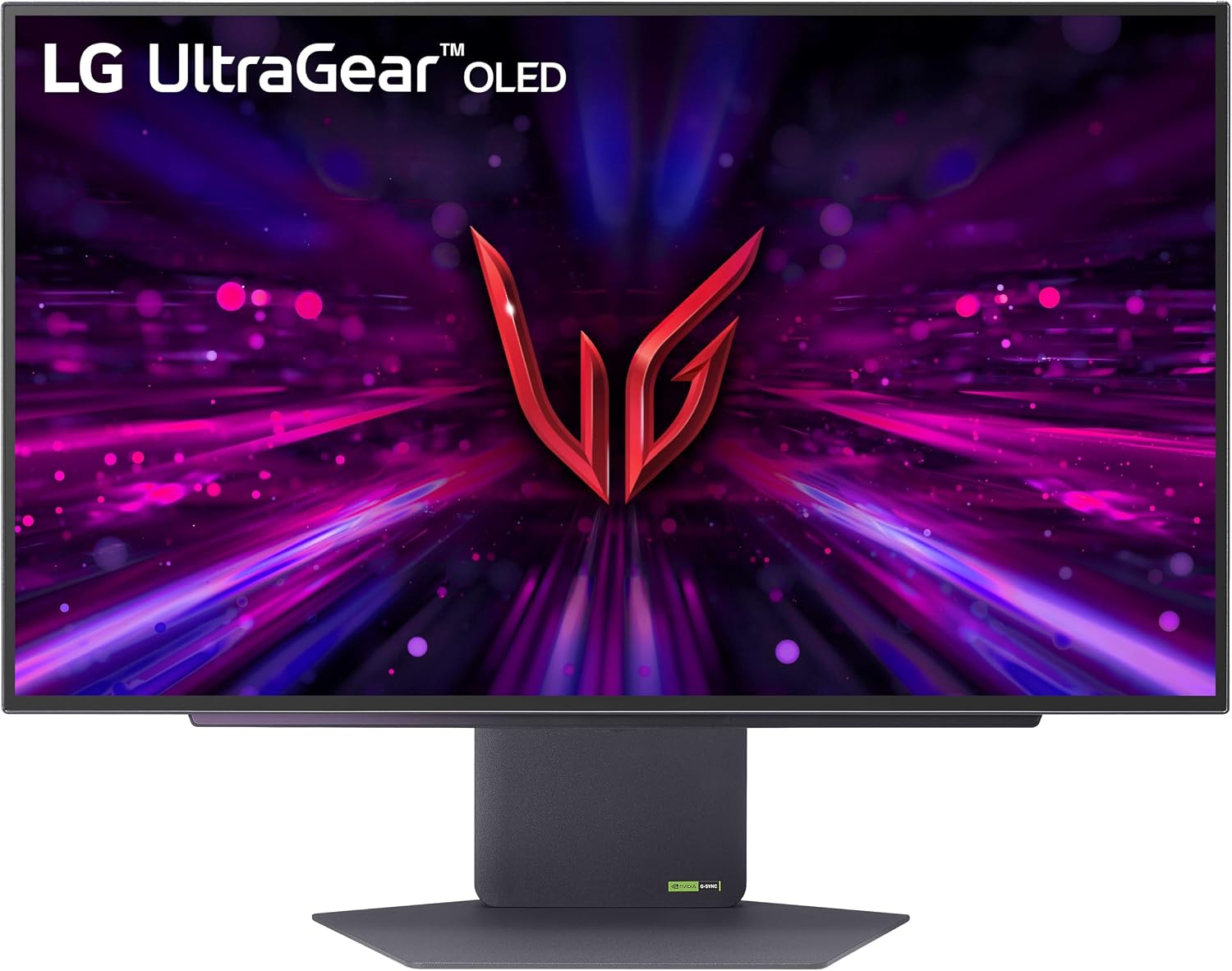 LG 27GX700A-B 27-inch Ultragear QHD (2560 x 1440) OLED Gaming Monitor, 280Hz, 0.03ms, NVIDIA G-Sync, AMD FreeSync Premium Pro, VESA DisplayHDR TrueBlack500, with up to DCI-P3 99.5%, HDMI 2.1, Black
