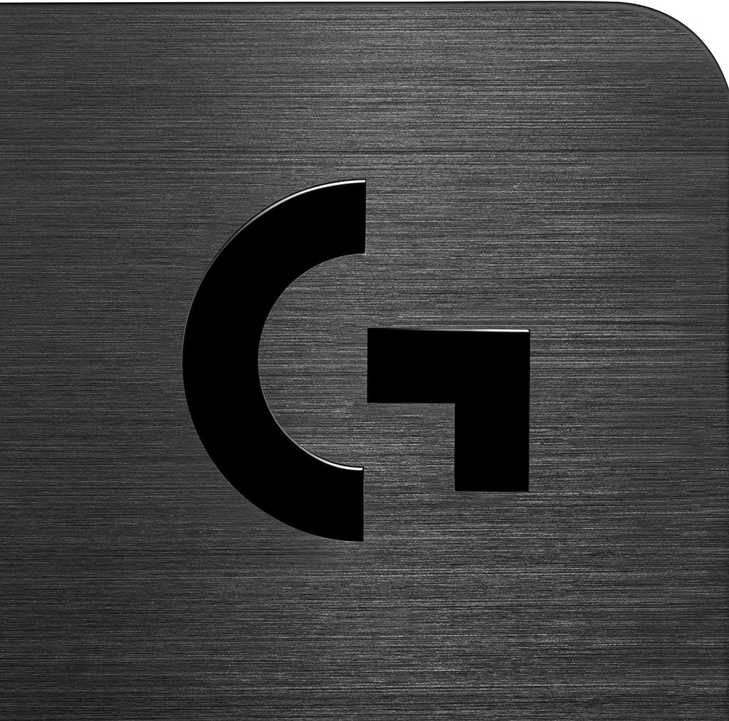 Logitech G512 Lightsync RGB Mechanical Gaming Keyboard, Carbon English Layout GX Blue Switch, Brushed Aluminum Case, USB Pass Through, 920-008936 (Renewed)