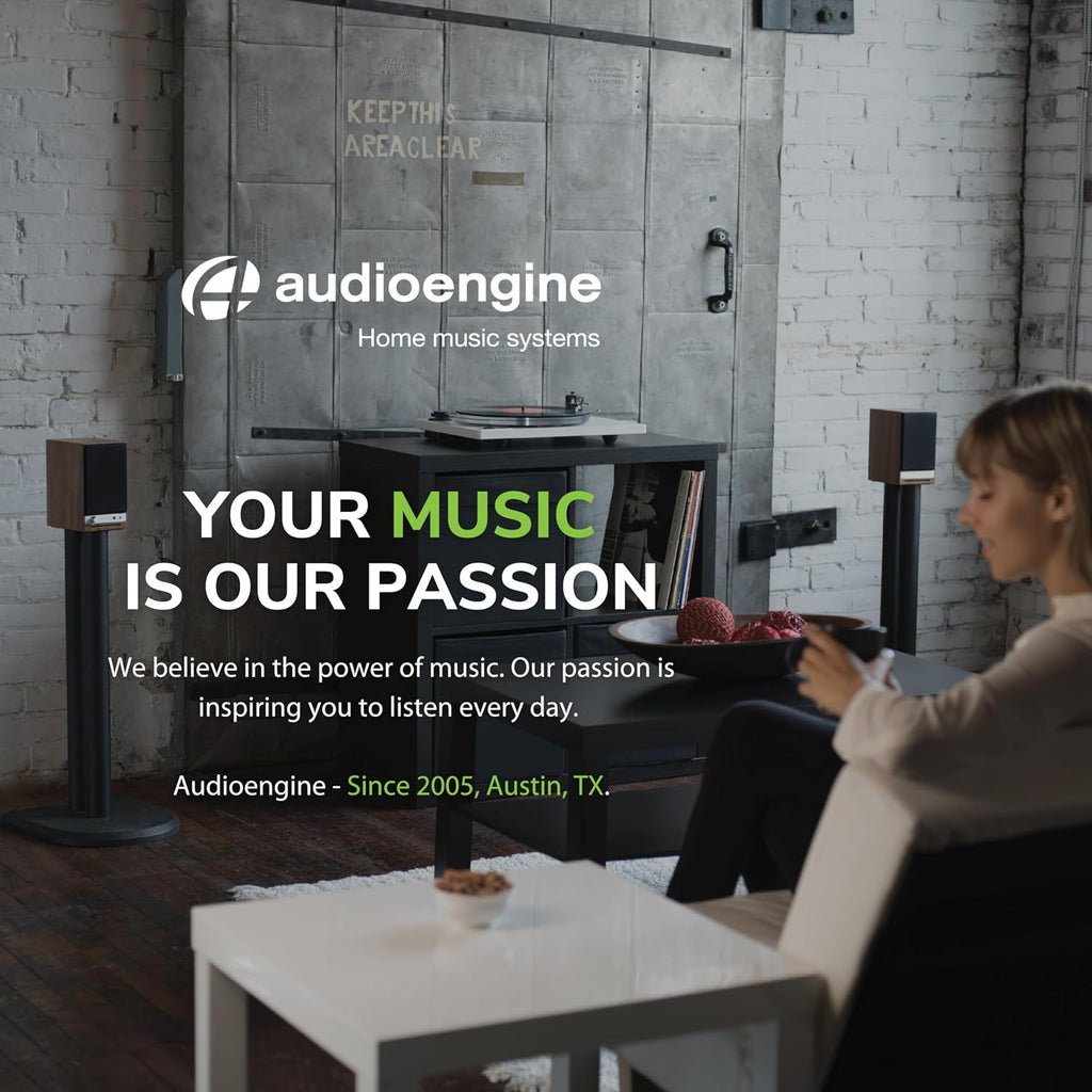 Audioengine A2-HD (HD3) Bluetooth PC and Computer Desktop Speakers with aptX HD - USB, RCA, Headphone
