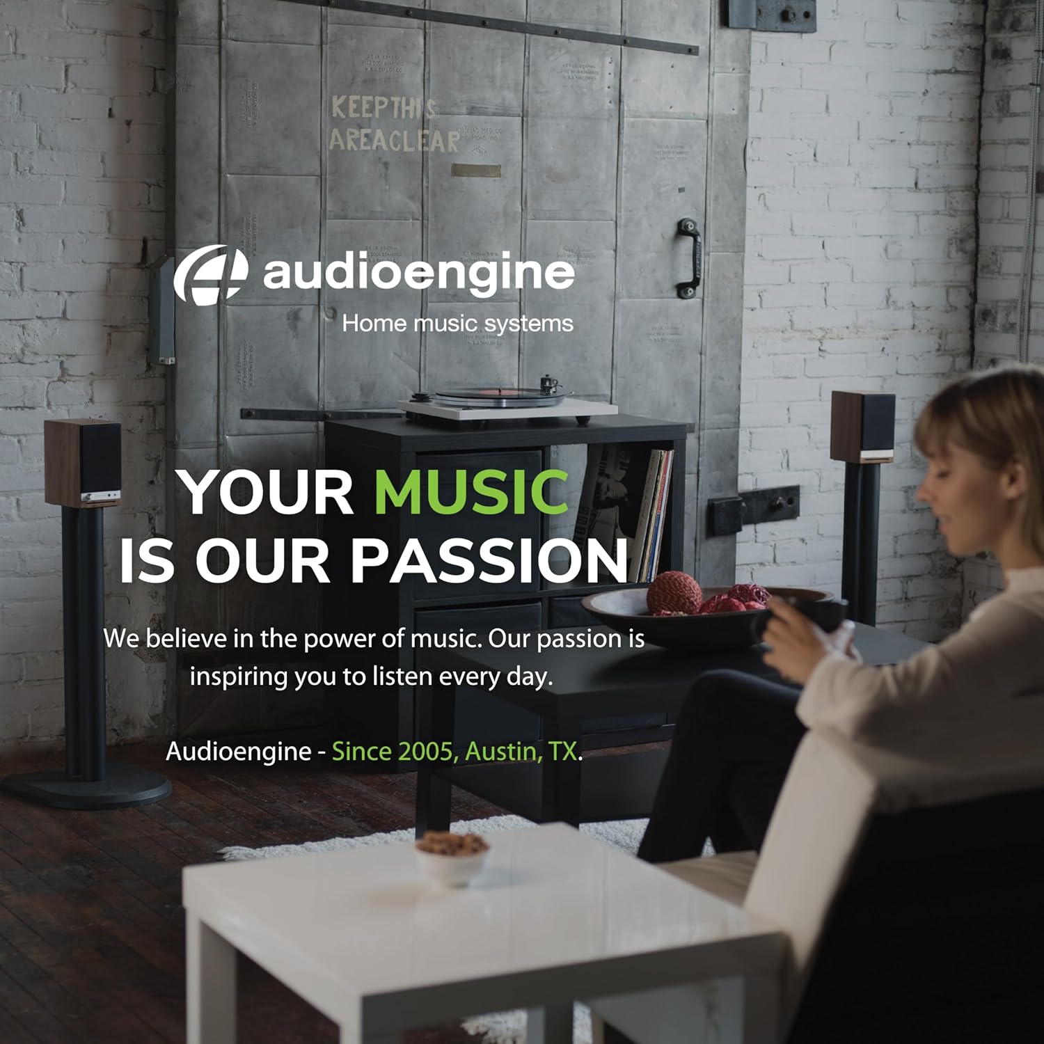 Audioengine A2-HD (HD3) Bluetooth PC and Computer Desktop Speakers with aptX HD - USB, RCA, Headphone