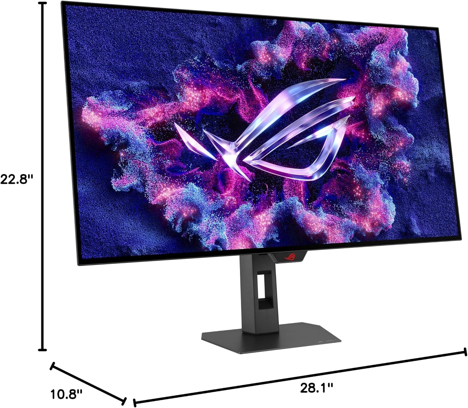 ASUS ROG Strix 32' 4K OLED Gaming Monitor (XG32UCWG) - TrueBlack Glossy OLED, Dual Mode (4K@165Hz, FHD@330Hz), 0.03ms, G-SYNC Compatible, Neo Proximity Sensor, USB-C, HDMI 2.1, 3 yr Warranty