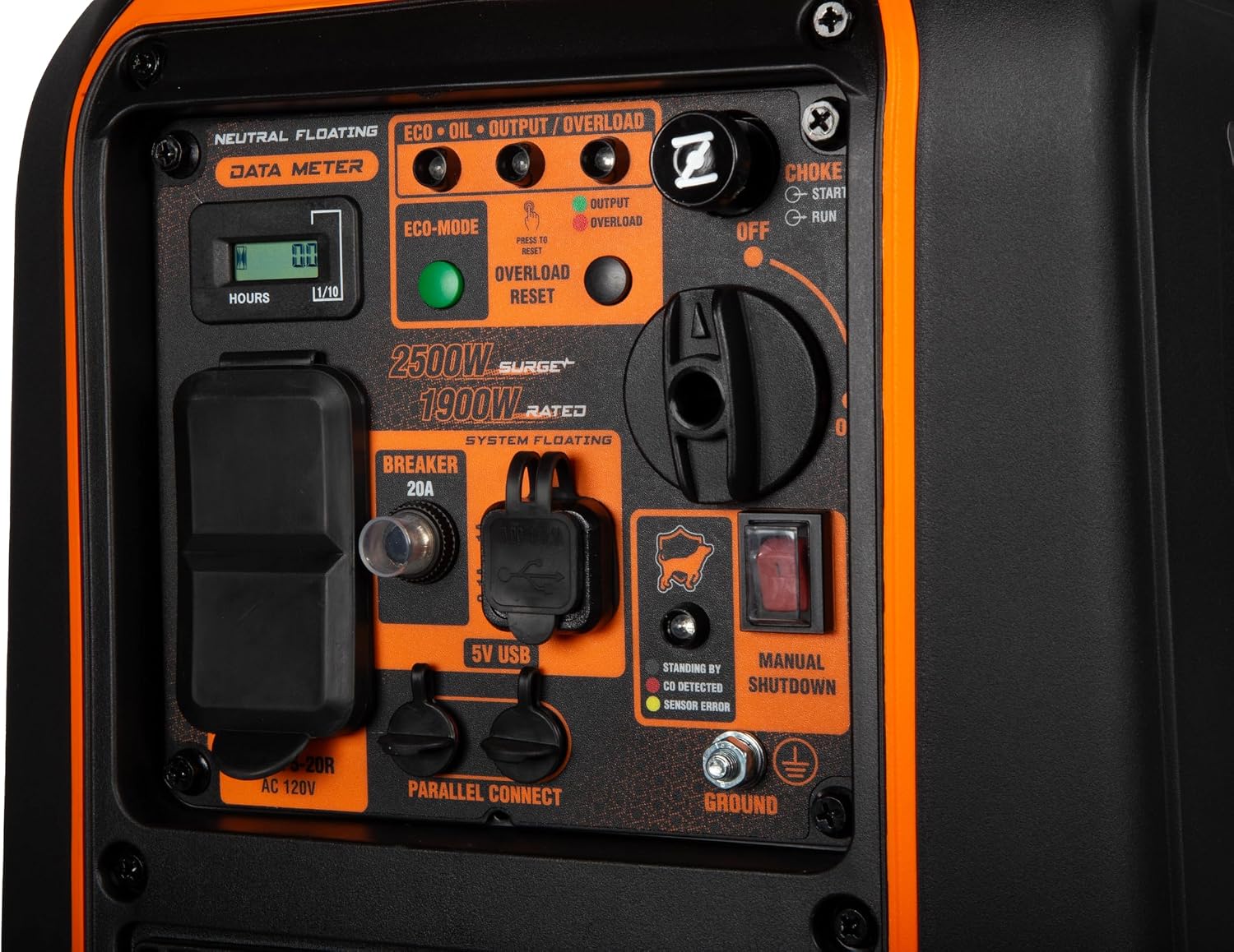 WEN 2500-Watt Inverter Generator, Quiet, Portable, and Lightweight with Fuel Shut Off and CO Watchdog (56250iX)