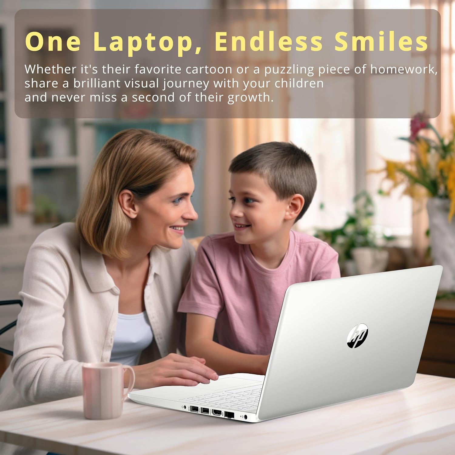 HP Stream 14' HD Laptop, Intel Celeron N4120 Processor, 4GB RAM, 128GB eMMC, Intel UHD Graphics, 720p Webcam, WiFi, HDMI, Windows 11 S, Silver (Renewed)