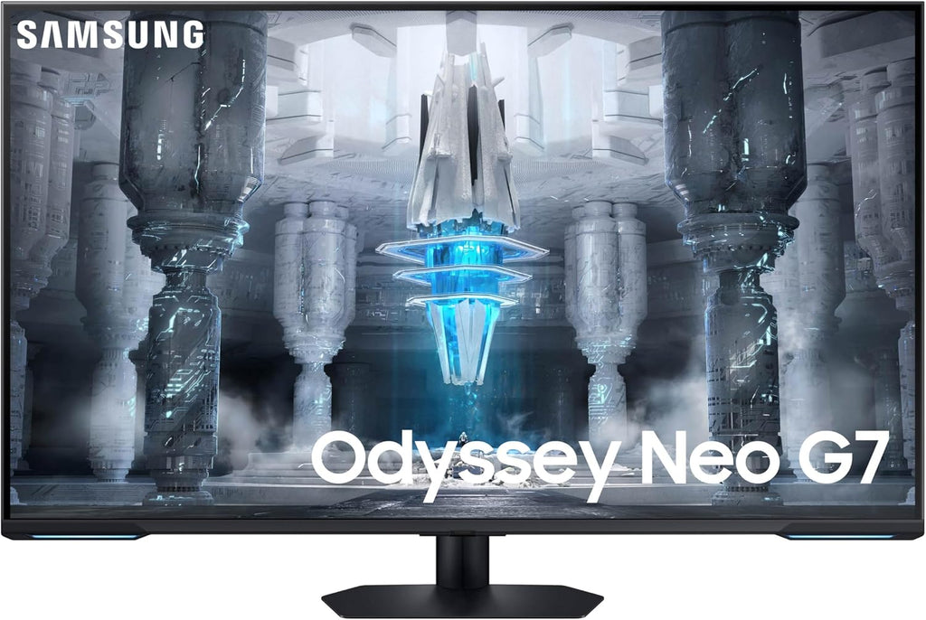 SAMSUNG 43' Odyssey Neo G7 Series 4K UHD Smart Gaming Monitor, 144Hz, 1ms, VESA Display HDR600, Quantum Matrix Technology, AMD FreeSync Premium Pro, LS43CG702NNXZA, Black