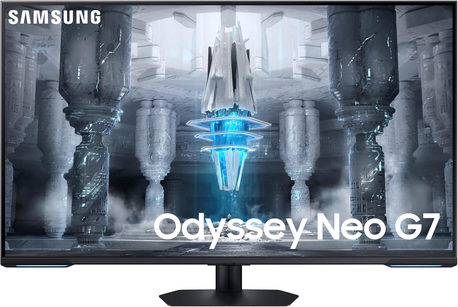 SAMSUNG 43' Odyssey Neo G7 Series 4K UHD Smart Gaming Monitor, 144Hz, 1ms, VESA Display HDR600, Quantum Matrix Technology, AMD FreeSync Premium Pro, LS43CG702NNXZA, Black