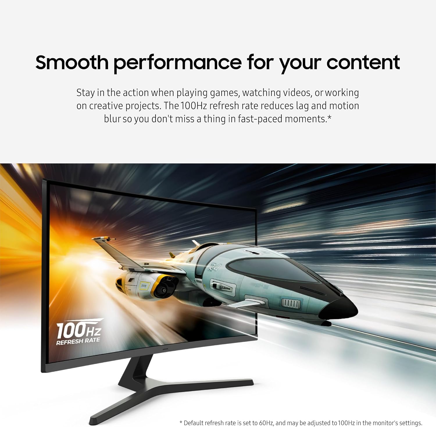 Samsung 32-inch S3 (S39GD) FHD 100Hz Curved Monitor, Game Mode, Eye Saver Mode, Multiple Connectivity with HDMI Port, Built-In Speakers, LS32D396GANXZA, 2025