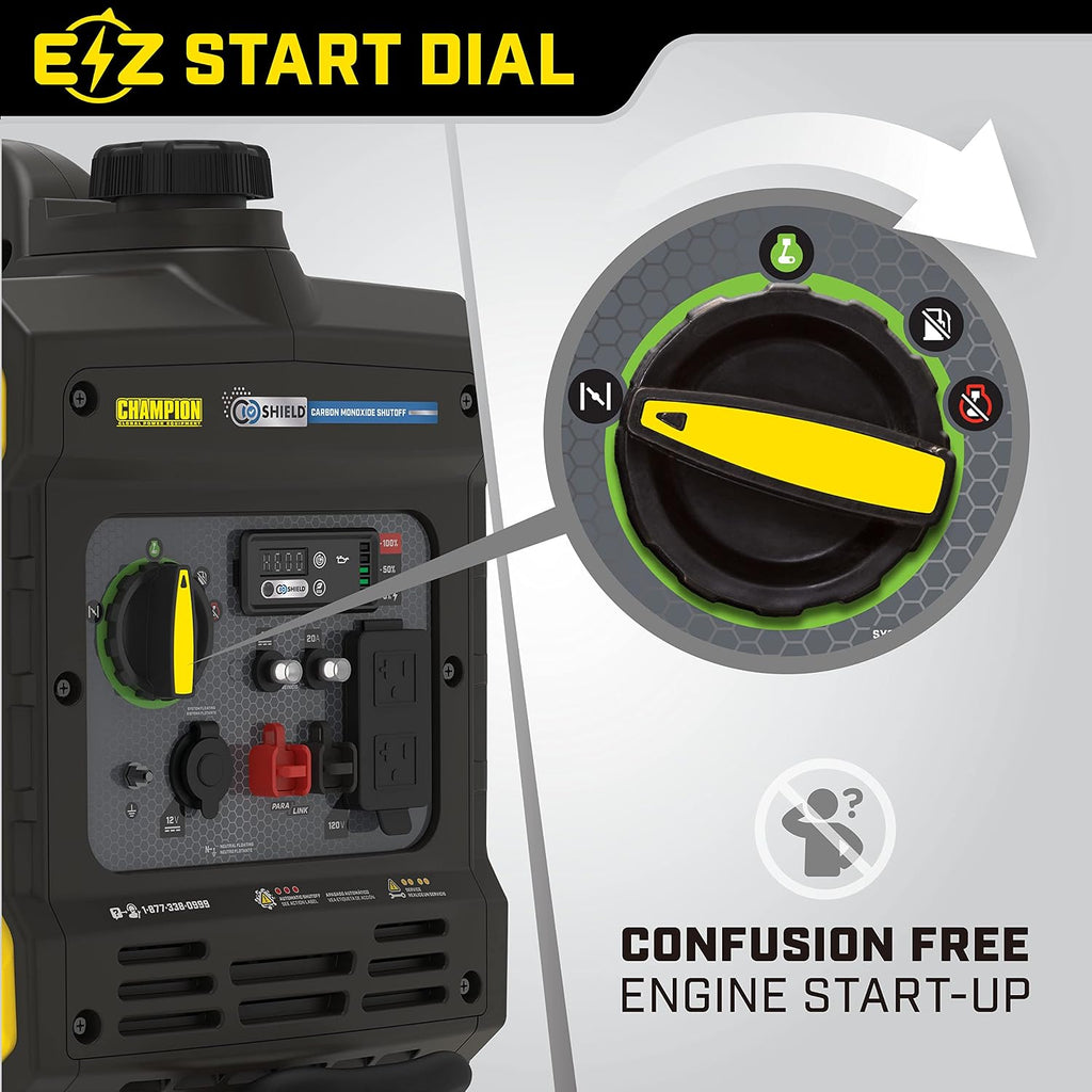 Champion Power Equipment 3500-Watt Portable Inverter Generator with Quiet Technology and CO Shield