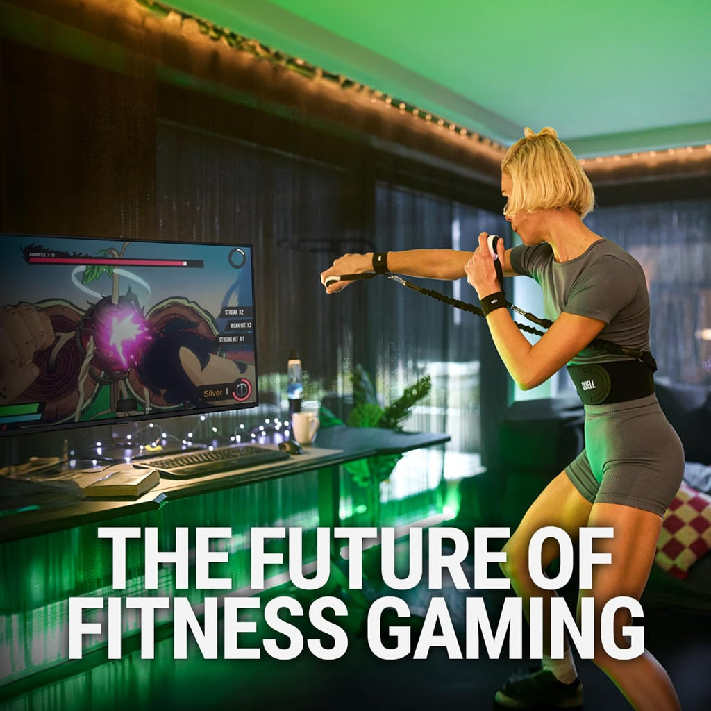 Quell Impact - Immersive Fitness Gaming Platform, high-intensity, resistance based, at-home workouts, high octane gameplay, motion tracking technology, fitness analytics (Large)