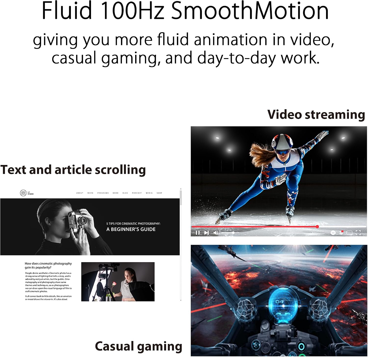 ASUS TUF Gaming VG279Q1A 27' Gaming Monitor, 1080P Full HD, 165Hz (Supports 144Hz), IPS, 1ms, Adaptive-sync/FreeSync Premium, Extreme Low Motion Blur, Eye Care, HDMI DisplayPort