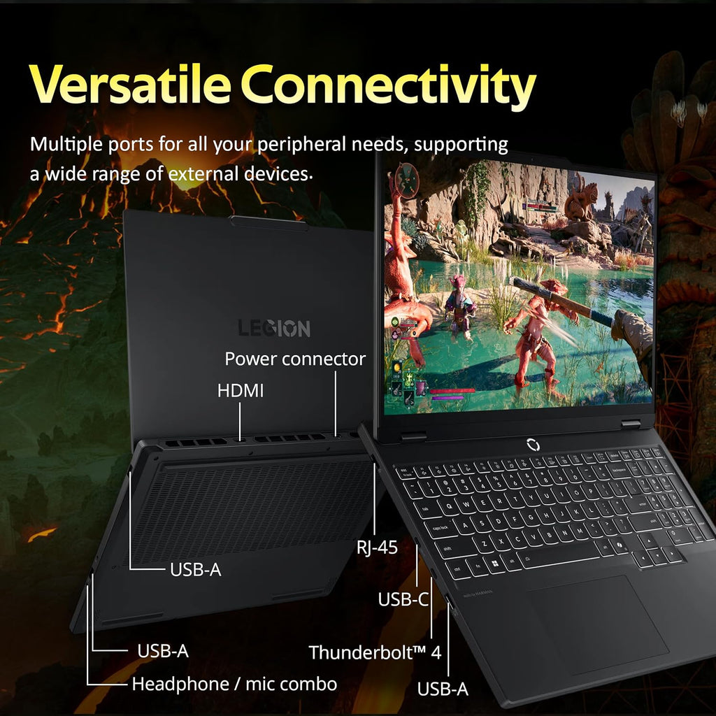 Lenovo Legion 15.1' WQXGA 165Hz Gaming Laptop, Intel Ultra 7 255HX, GeForce RTX 5060 8GB GDDR7, 16GB DDR5, 1.5TB Storage (512GB SSD+1TB Docking Station), RGB Backlit Keyboard, Wi-Fi 7, Win 11, Black