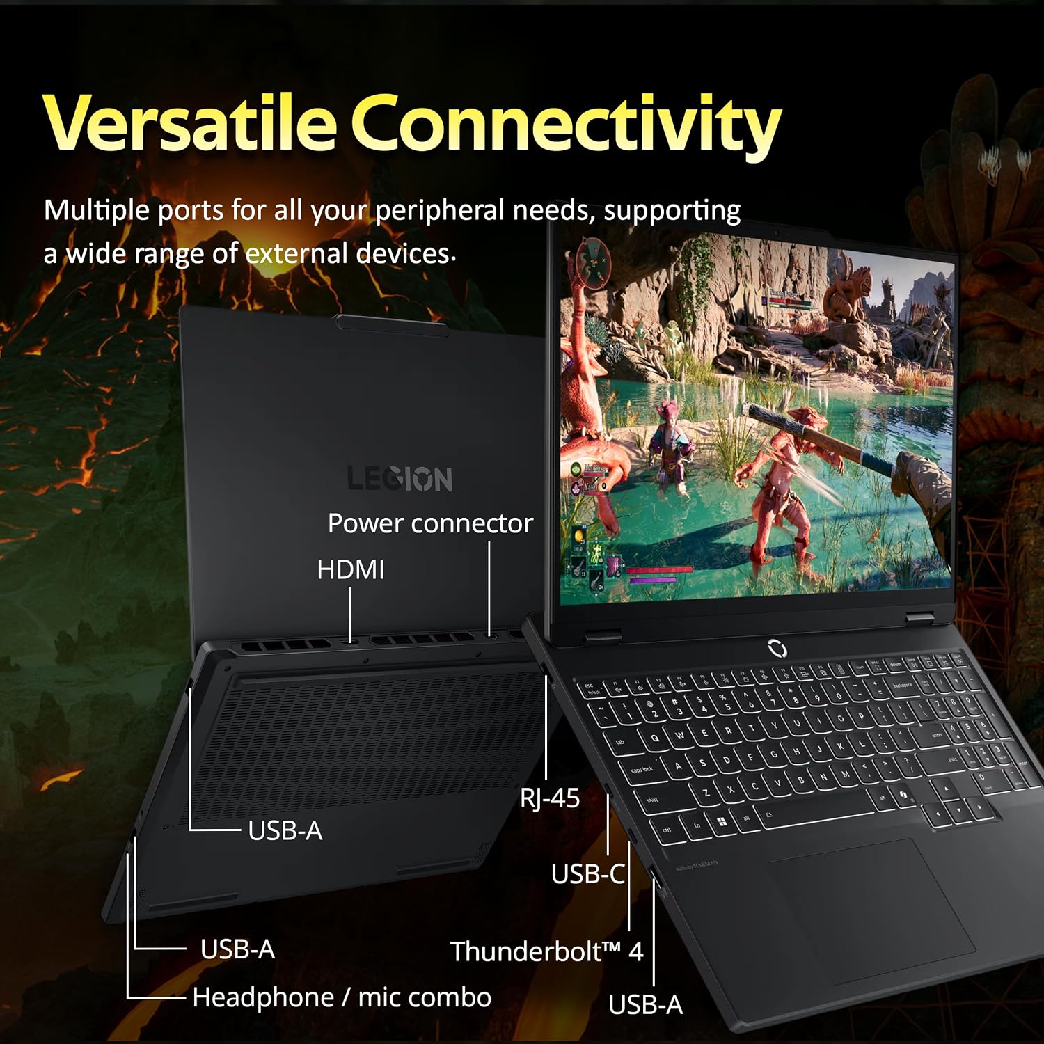 Lenovo Legion 15.1' WQXGA 165Hz Gaming Laptop, Intel Ultra 7 255HX, GeForce RTX 5060 8GB GDDR7, 16GB DDR5, 1.5TB Storage (512GB SSD+1TB Docking Station), RGB Backlit Keyboard, Wi-Fi 7, Win 11, Black