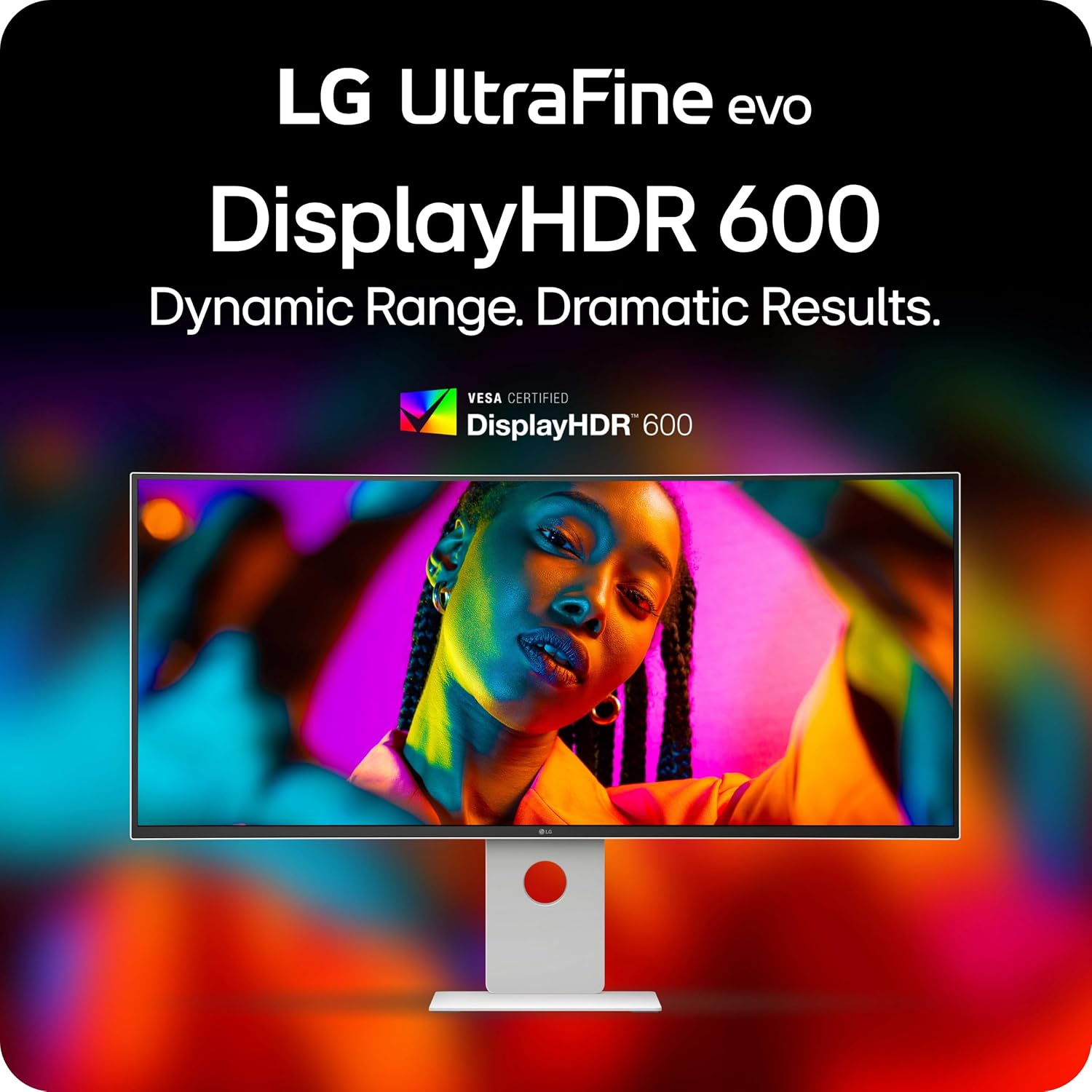 LG 40U990A-W 40-inch Ultrafine evo 5K2K WUHD (5120 x 2160) Nano IPS Curved Monitor, Thunderbolt 5, DisplayHDR 600, Built-in Speaker, 120Hz, HDMI 2.1, DP 2.1, USB C, Tilt/Height/Swivel Stand, White