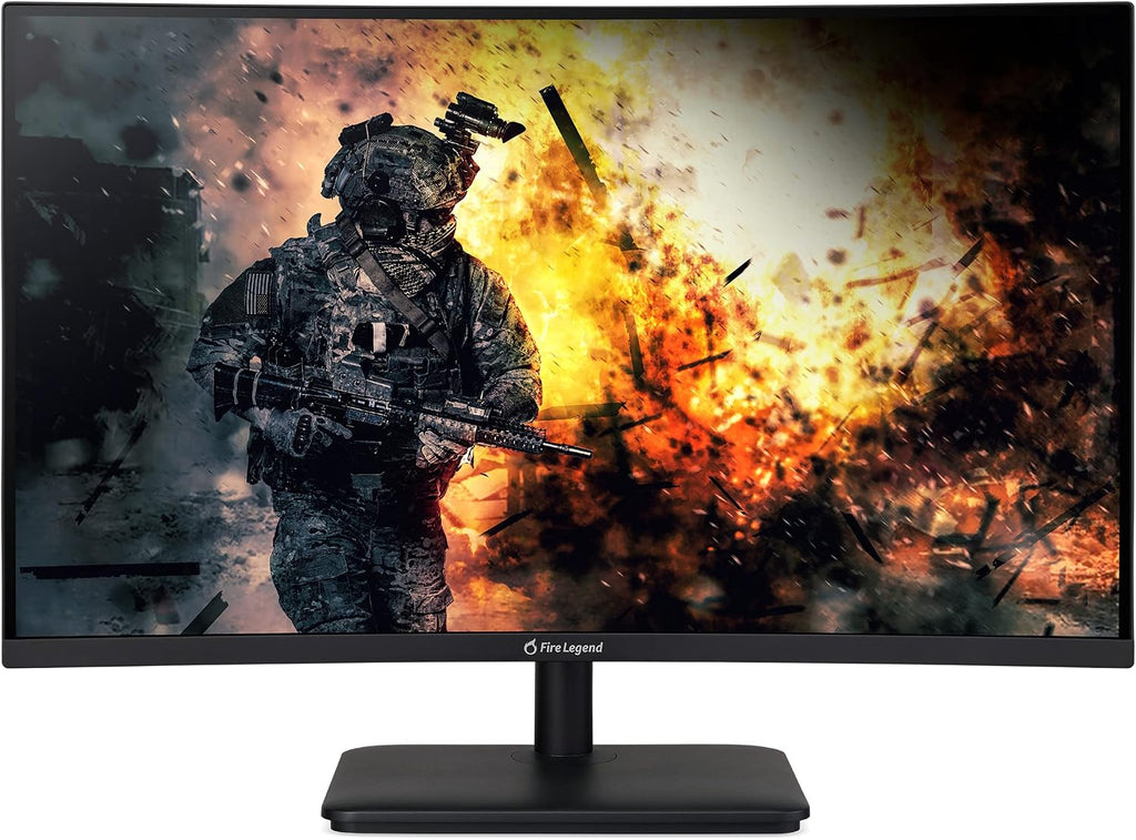 AOPEN by Acer 27HC5UR Pbmiipx 27' 1500R Curved Zero-Frame WQHD (2560 x 1440) Gaming Monitor | AMD FreeSync Premium Technology | Up to 165Hz | 1ms | 2 x HDMI Ports & 1 x Display Port, Black