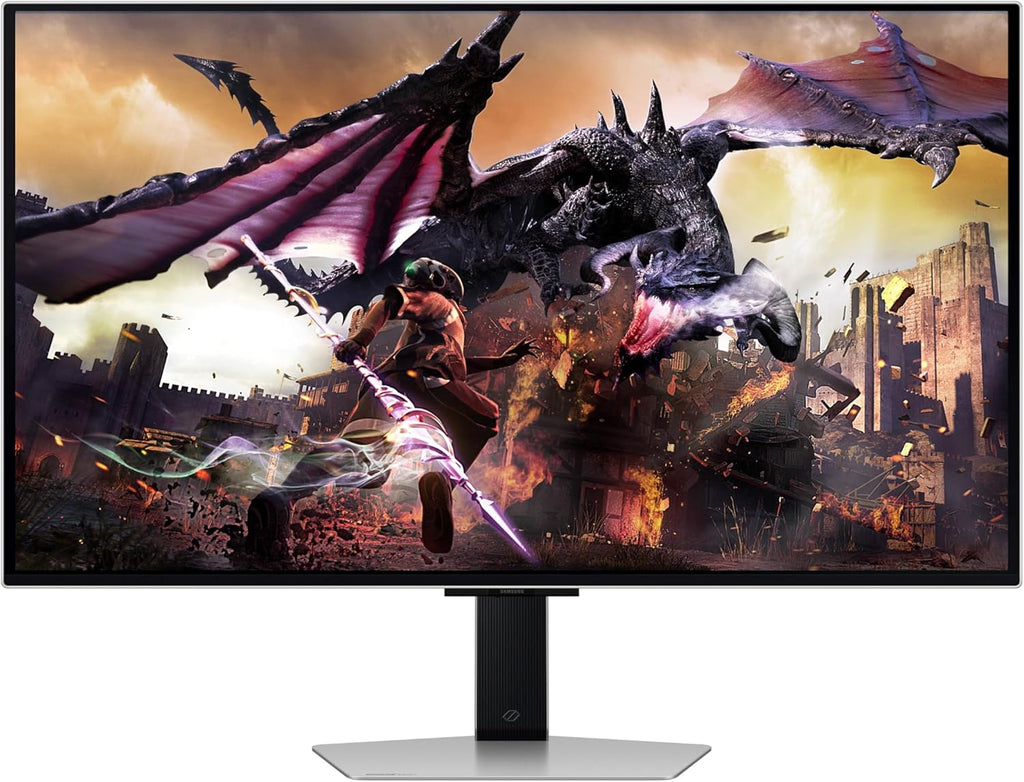Samsung 32' Odyssey OLED G8 (G80SD) Series 4K UHD Smart Gaming Monitor w QD-OLED, 240Hz 0.03ms, G-Sync Compatible, Glare-Free Display, Sleek Metal Design, LS32DG800SNXZA, 3 Yr Warranty