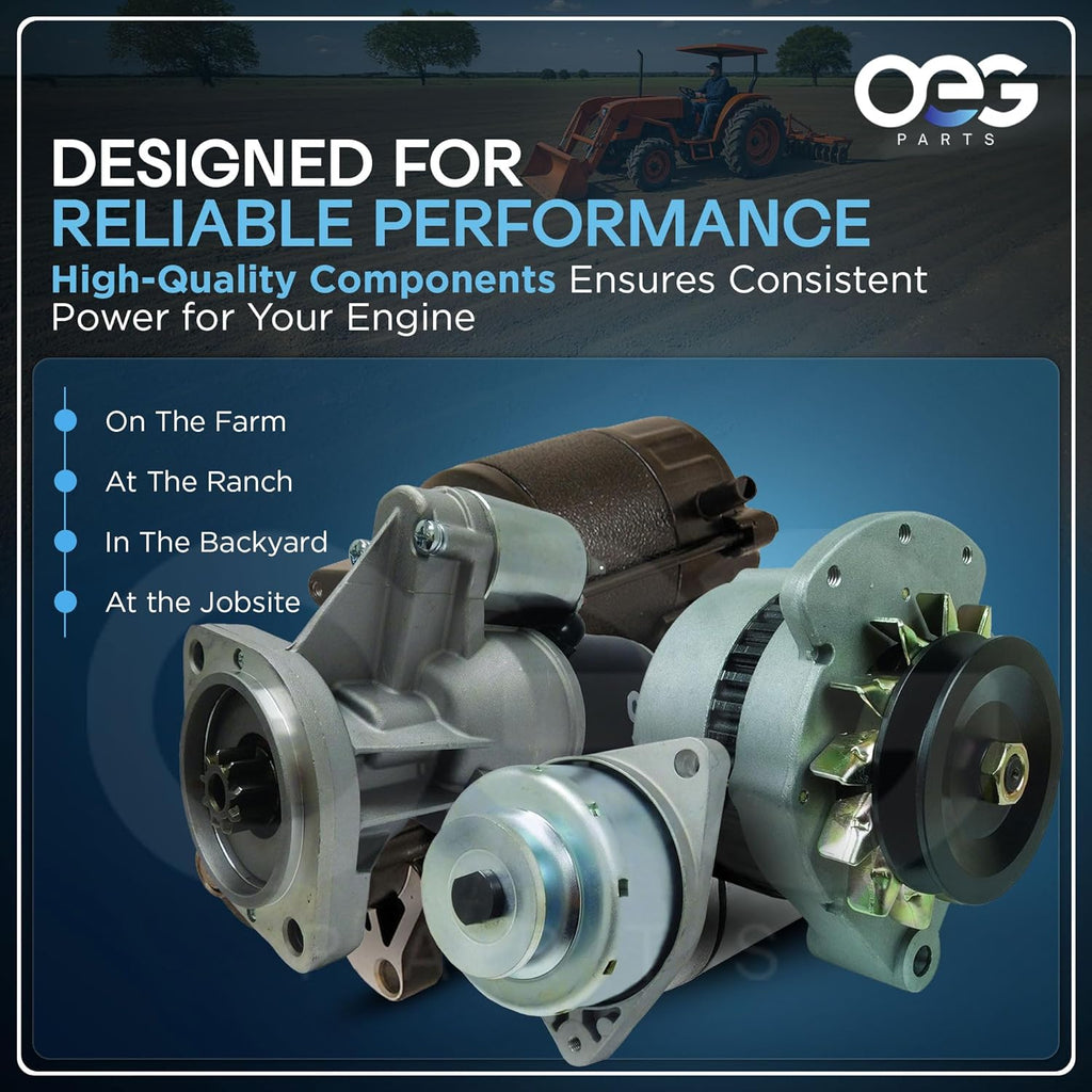 OEG Parts New Generator Compatible With Ford Tractor 2000 3000 4000 5000 3300 3120 3110 3100 2310 2300 2120 2110 3310 3330 3400 3500 3550 4100 4110 4140 4200 4330 4410 4500 5100 5200 5340 C5NF-10000