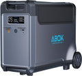 ABOK Ark3600 Portable Power Station Extra Battery for Ark3600, 3840Wh LiFePO4 Battery Electric Solar Generator for Garage, Home, Off-Grid Living,Car Refrigerator, Portable Air Conditioner