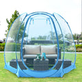 All Weather Proof Pod Pop Up Bubble Tent for 3-8 People, Large Oversize Dome House, Cold Protection Camping Tent, Winter Instant Igloo for Outdoor Activities