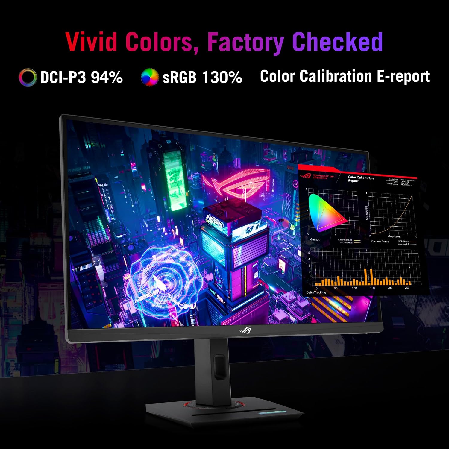 ASUS ROG Strix 27' 1440P USB-C HDR Gaming Monitor (XG27ACMS) – QHD (2560 x 1440), 320Hz, 0.3ms, Fast IPS, Extreme Low Motion Blur Sync, G-SYNC Compatible, DisplayWidget, Tripod Socket, 3 yr Warranty