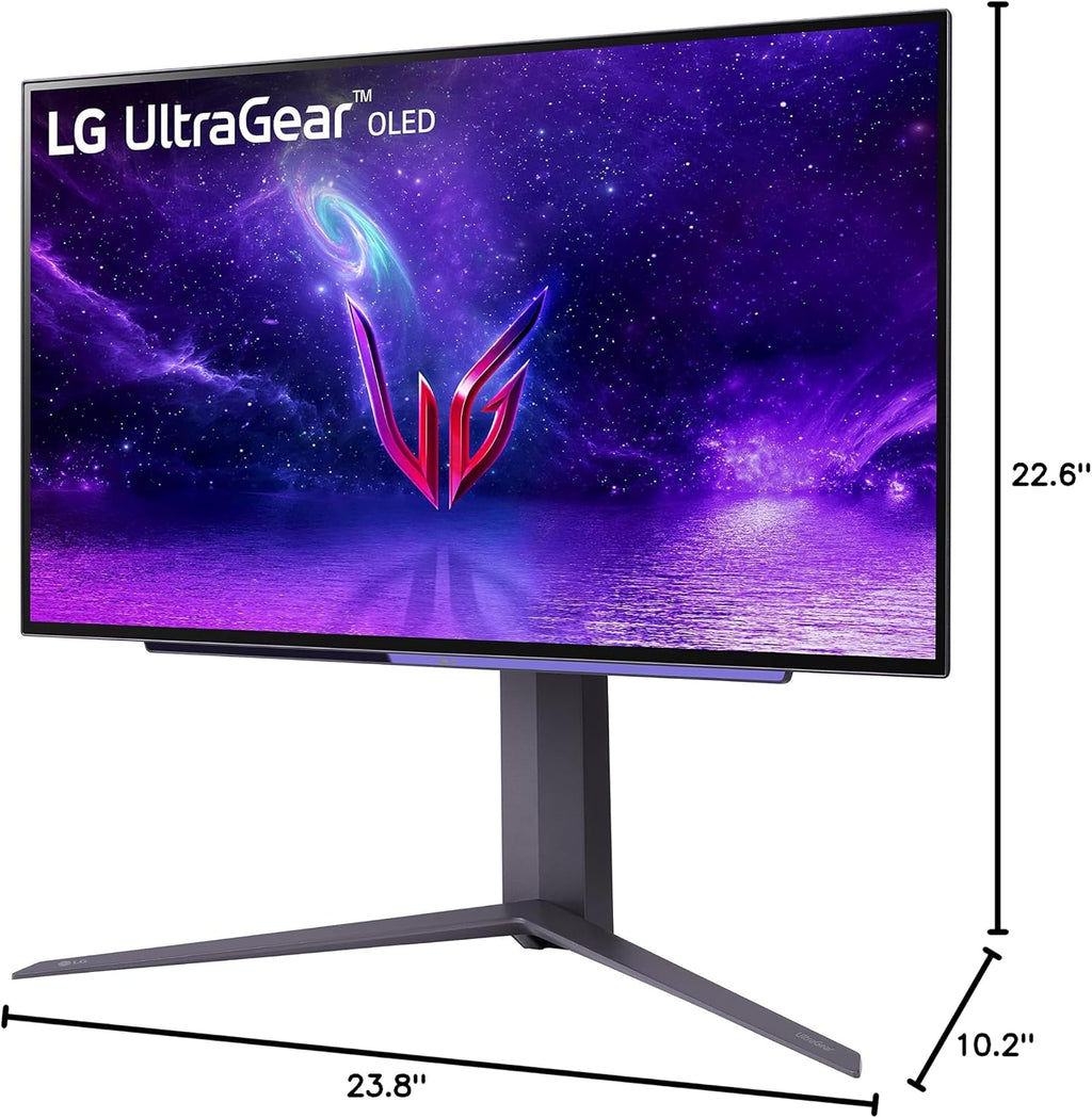 LG 27' Ultragear™ OLED QHD Gaming Monitor with 240Hz .03ms GtG & nVIDIA® G-SYNC® Compatible