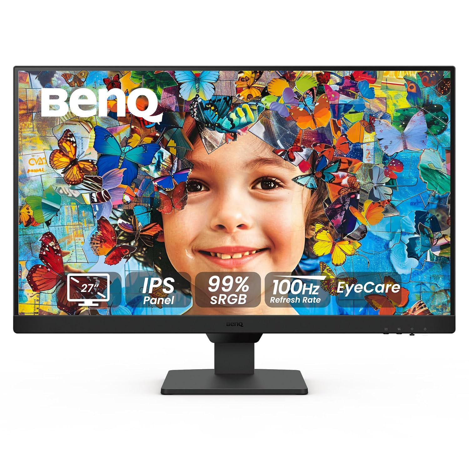 BenQ GW2790 Computer Monitor 27' FHD 1920x1080p | IPS | 100 hz | Eye-Care Tech | Low Blue Light | Anti-Glare | Adaptive Brightness | Tilt Screen | Built-in Speakers | DisplayPort | HDMI x2