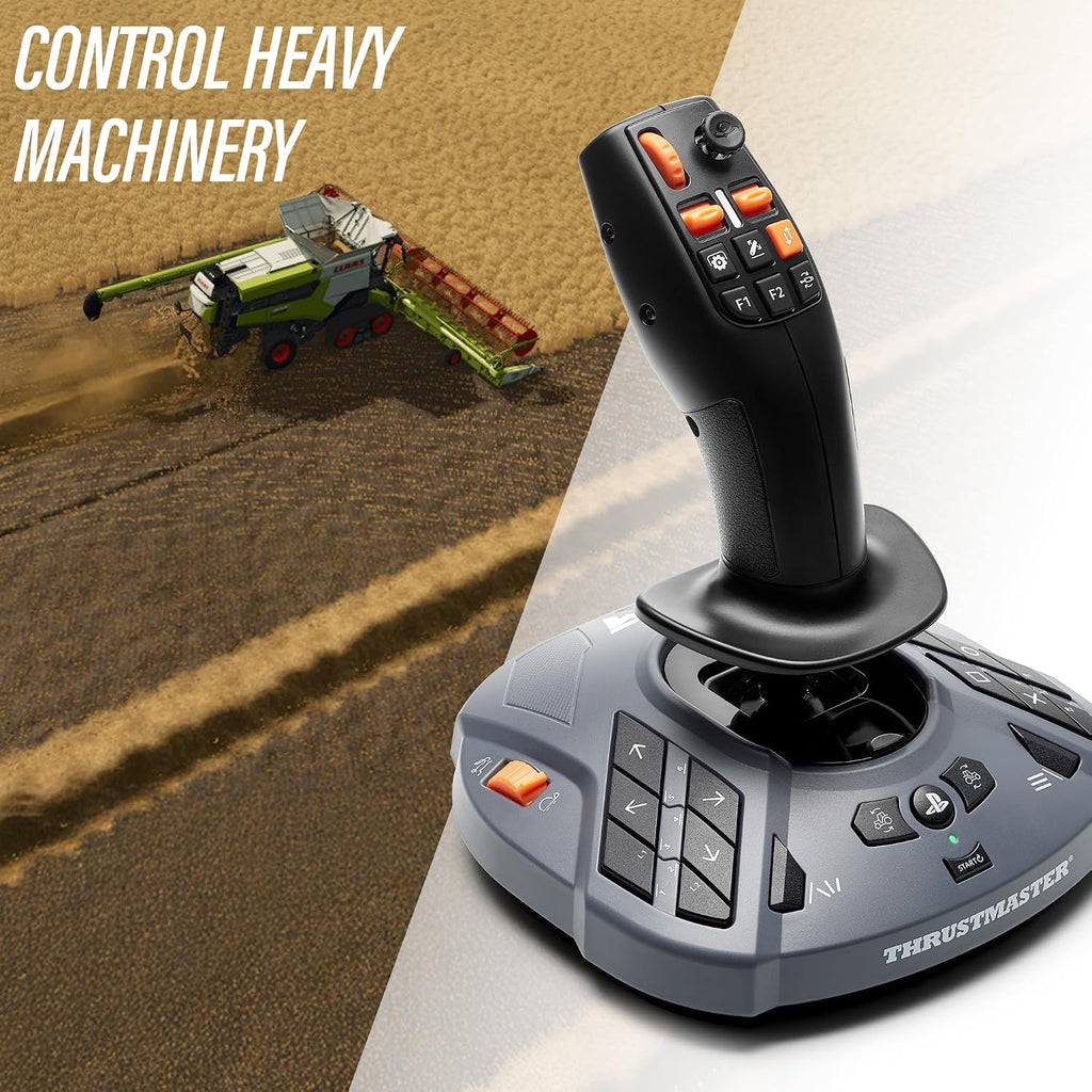 Thrustmaster SimTask FarmStick Joystick for Farming Simulator 25, PS5, PS4 and PC – Multifunctional Farming Simulator Controller with 3-Axis Precision