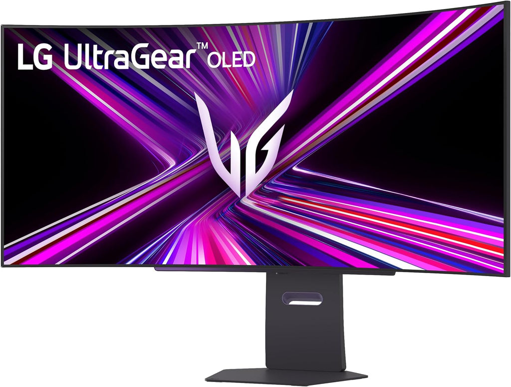 LG 45GX900A-B 45-Inch Ultragear WQHD (3440 x 1440) OLED Curved Gaming Monitor, 240Hz, 0.03ms, NVIDIA G-Sync, VESA DisplayHDR True Black 400, HDMI 2.1, DisplayPort, USB Type-C PD 65W, Black
