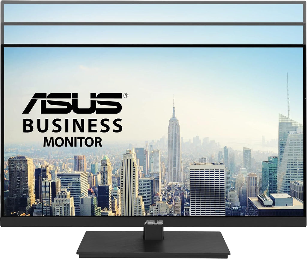 ASUS 27' 1080P Docking Monitor (VA27ECPSN) – Full HD, IPS, 75Hz, Adaptive-Sync, Speakers, Eye Care, Low Blue Light, Flicker Free, RJ45, USB-C, DisplayPort, HDMI, Height Adjustment, VESA Wall Mountable