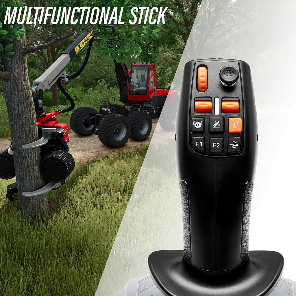 Thrustmaster SimTask FarmStick Joystick for Farming Simulator 25, PS5, PS4 and PC – Multifunctional Farming Simulator Controller with 3-Axis Precision