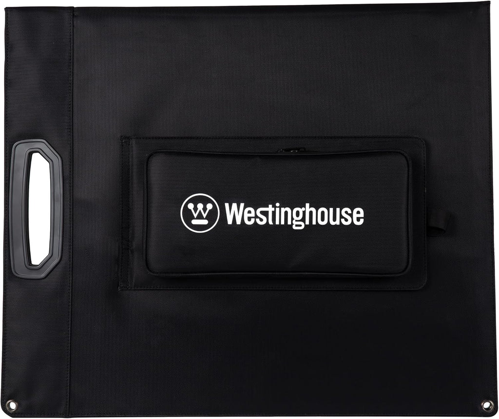 Westinghouse Portable 100W Solar Panel for Portable Power Stations, iPhone, iPad, Tablets, Laptop, with QC 3.0 USB and USB-C ports, DC Output, for Outdoors, Camping, RVs, and Travel