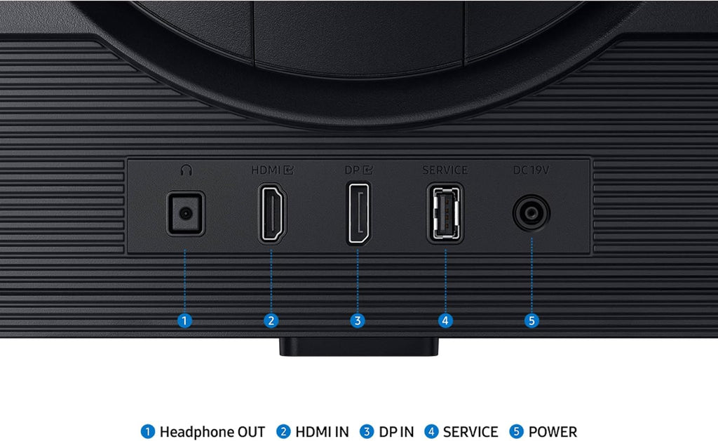 Samsung 27' Odyssey G6 G60F QHD Resolution Gaming Monitor, 350Hz Refresh Rate, Fast IPS Panel, VESA DisplayHDR™ 400, NVIDIA G-Sync Compatible, AMD FreeSync™ Premium, Ergonomic Stand, LS27FG60DENXZA