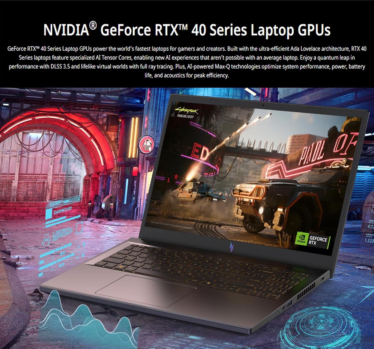 Acer Nitro V 15 Gaming Laptop - Intel 13 Gen Core i9-13900H - GeForce RTX 4060-15.6' 144 Hz IPS Display - 32 GB DDR5-2 TB SSD- Backlit Keyboard - Windows 11 Pro - Microsoft Office Lifetime