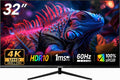 Gawfolk 32 Inch 4K UHD (3840 x 2160) Monitor, PC Monitor 60Hz, Computer Monitor, HDR 10, DP HDMI VESA