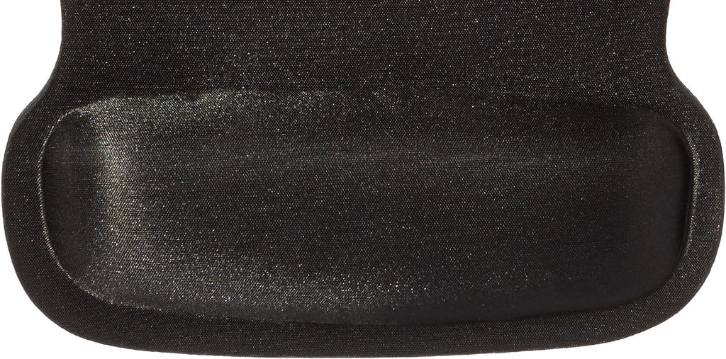 Amazon Basics Rectangular Gel Computer Mouse Pad with Wrist Support Rest, Non-Slip, Smooth Surface, Small, Black, 20-Pack