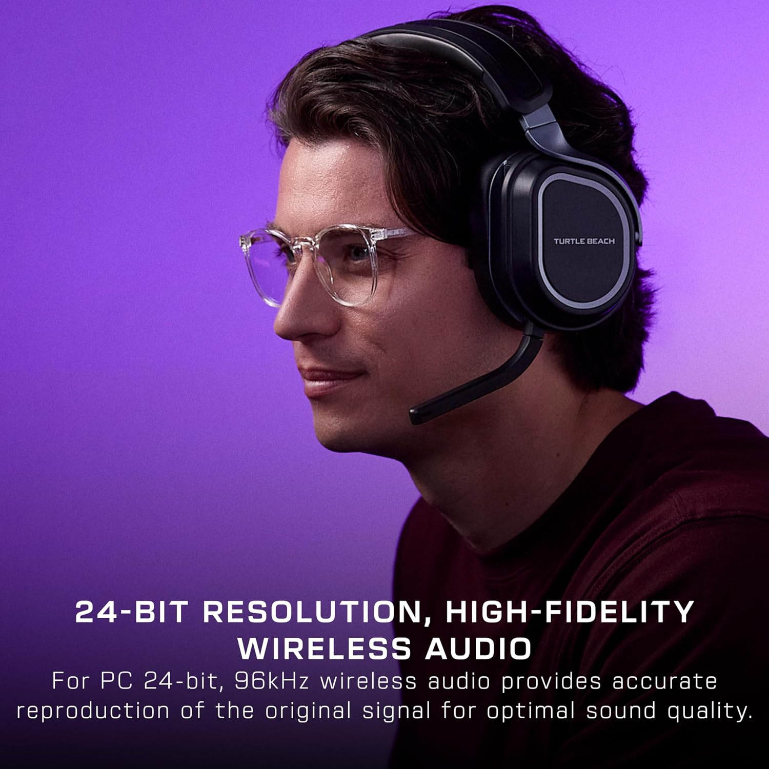 Turtle Beach Stealth 700 Wireless Multiplatform Amplified Gaming Headset for PC, PS5, PS4, & Mobile – 24-bit Audio, 60mm Speakers, High-Bandwidth Microphone, Bluetooth, 80-Hr Battery – Black (Renewed)