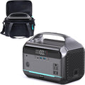 DARAN Portable Power Station 350W (600W Surge), Solar Generator 288Wh(90,000mAh) LiFePO4 Battery Backup with AC Outlets, 7-Port Design Power Bank for Camping, Hurricane Emergency RV