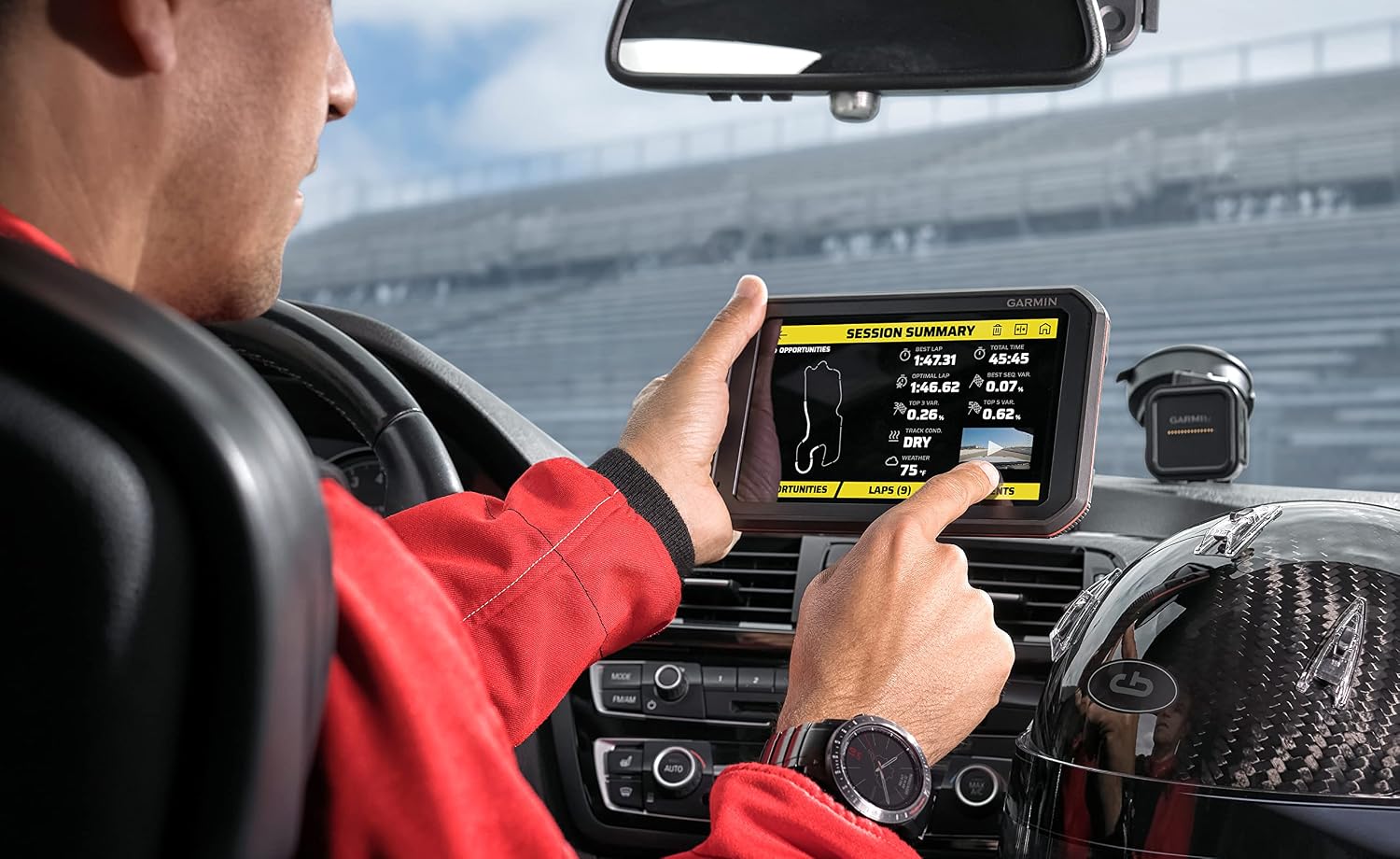 Garmin Catalyst Driving Performance Optimizer - Racing Camera for Car with Real-Time Coaching & GPS Lap Tracker - RideBetter Bundle with Remote Cam, Magnetic Mount & PlayBetter Portable Charger