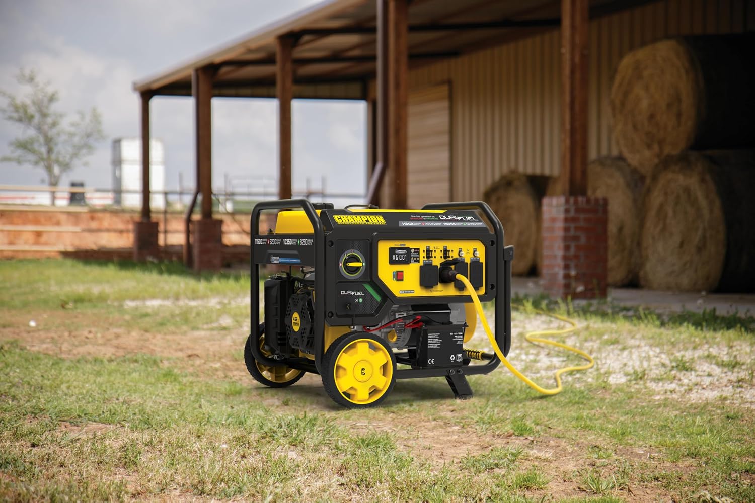 Champion Power Equipment 11,500-Watt Electric Start Dual Fuel Home Backup Portable Generator with CO Shield