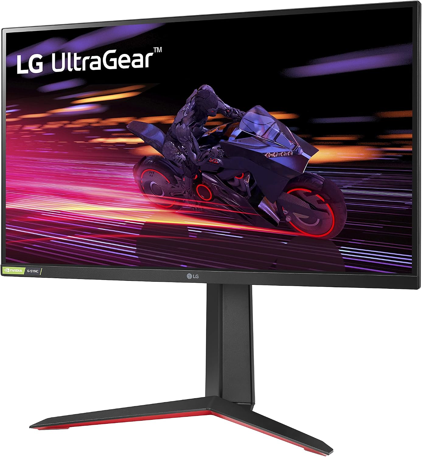 LG 27GP750-B 27' Ultragear FHD (1920 x 1080) IPS Gaming Monitor w/ 1ms Response Time & 240Hz Refresh Rate, NVIDIA G-SYNC Compatible with AMD FreeSync Premium, Thin Bezel, Tilt/Height/Pivot Adjustable