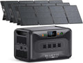 BLUETTI Apex 300 Solar Generator with 3 200W Solar Panels, 2764.8Wh LFP Battery Backup with 6 3840W AC Outlets (7680W Surge), 120V/240V Dual Voltage, Ideal for Camping and Off-Grid Living