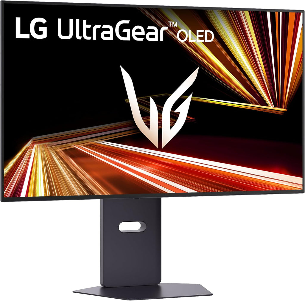 LG 32GX850A-B 32' UltraGear 4K UHD (3840 x 2160) Glossy OLED Gaming Monitor, Dual-Mode 165Hz/330Hz, 0.03ms, G-SYNC, FreeSync Premium Pro, TrueBlack 400, HDMI, DP, Tilt/Height/Swivel/Pivot Stand, Black