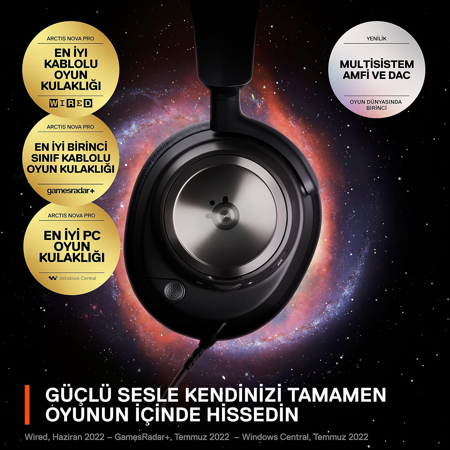 STEELSERIES ARCTIS NOVA PRO Gaming Headset for PC and PlayStation