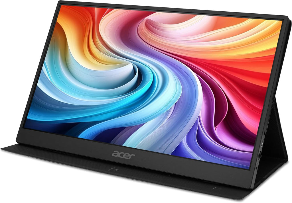 acer Nitro Portable Gaming Monitor | 15.6' FHD IPS | 165Hz | AMD FreeSync | Ultra Slim Design | External Monitor for Laptop PC/Mac | 2-USB Type-C Ports, 1-Mini HDMI & 1-Audio Out | PG161Q Pbmiuux