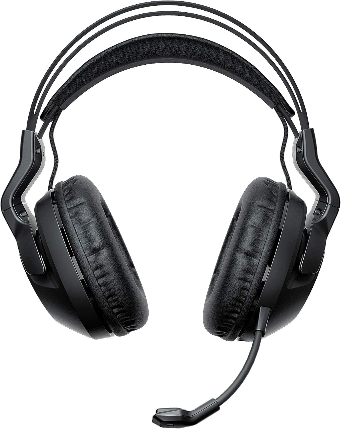 ROCCAT Elo 7.1 Air PC Wireless Gaming Headset, Surround Sound Headphones with Detachable Noise Cancelling Microphone, 50mm Drivers, 24 Hr Battery Life, RGB Lighting, Black