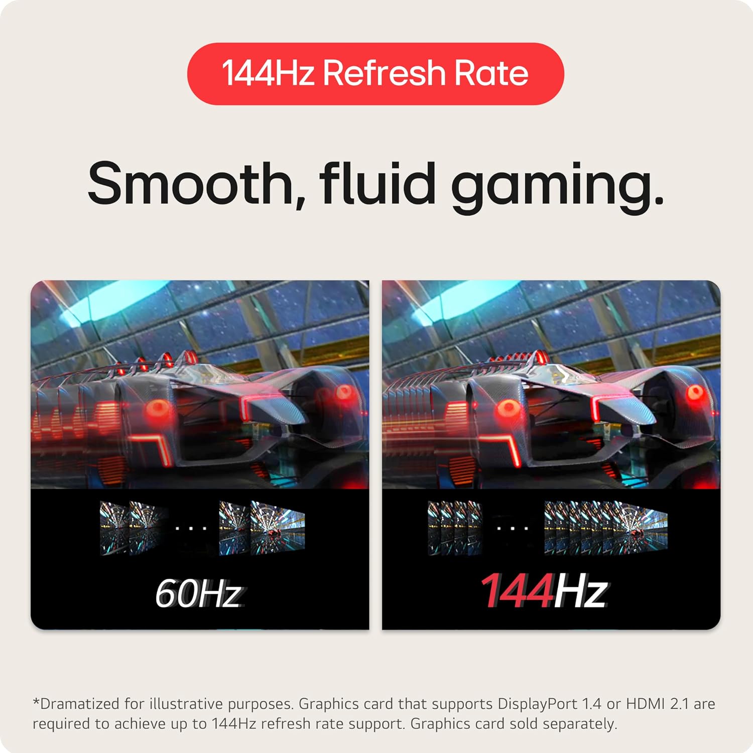 LG 27' Ultragear 4K UHD (3840x2160) Gaming Monitor, 144Hz, 1ms, VESA DisplayHDR 400, G-SYNC and AMD FreeSync Premium, HDMI 2.1, DisplayPort, 4-Pole HP Out DTS HP:X, Tilt/Height/Pivot Stand, Black