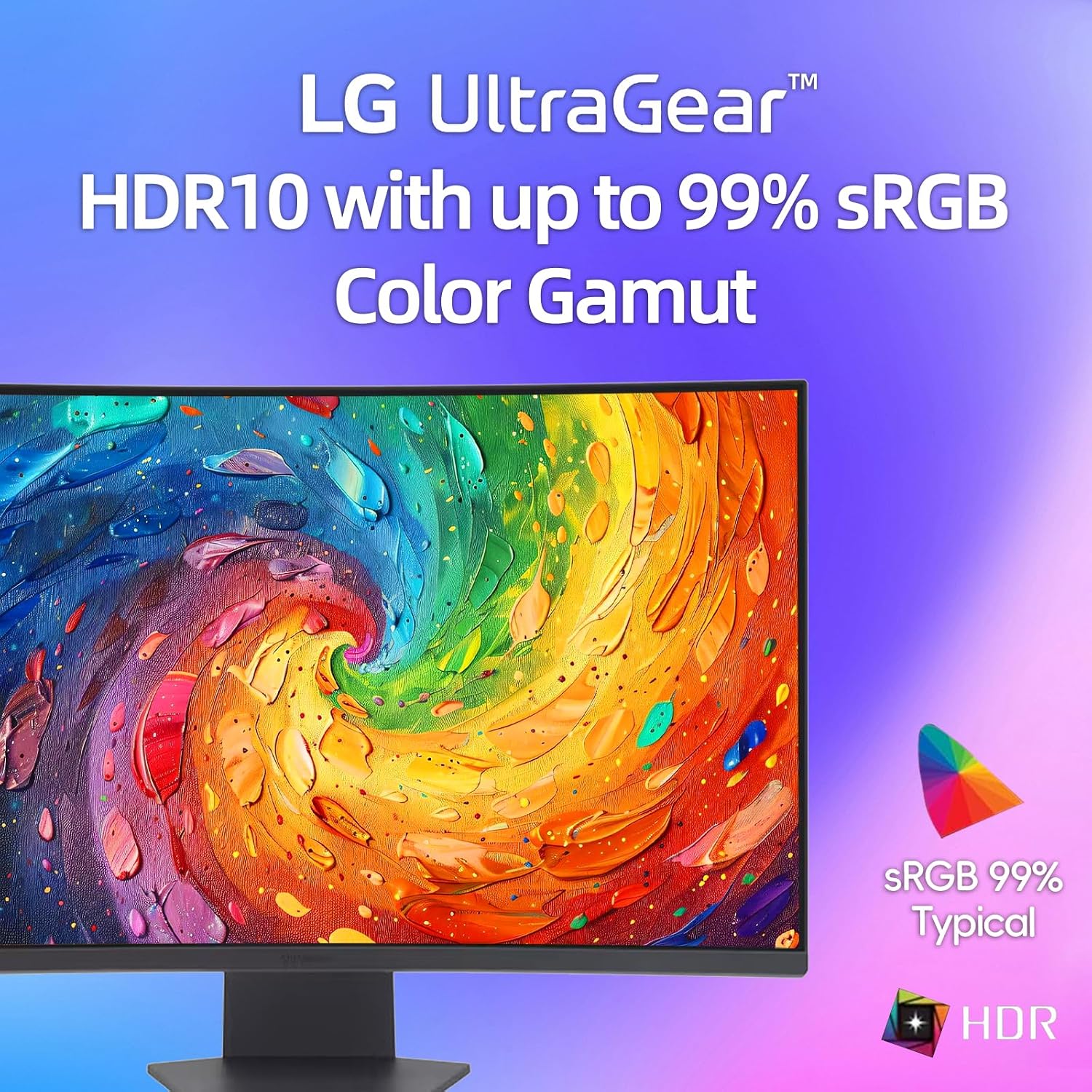 LG 32 Inch UltraGear QHD Curved Gaming Monitor, 180Hz, 1ms, AMD FreeSync, HDR10, 99% sRGB, 1000R Curve, Black Stabilizer, Dual Controller, HDMI & DisplayPort, 3-Side Borderless, Tilt Adjustment, Black