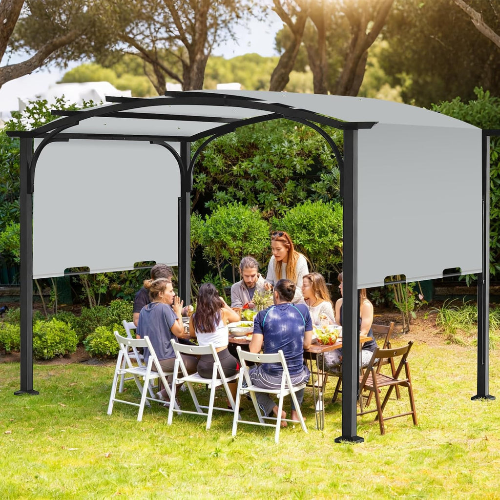 Replacement Canopy Top for Allen + Roth 10x10 Ft Pergola, 200'x103' Shade Cover, Model L-PG152PST-B, Gray (Cover Only)
